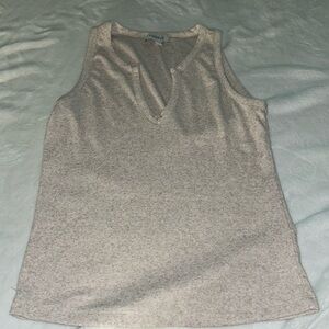 Evereve Kya linen rib tank